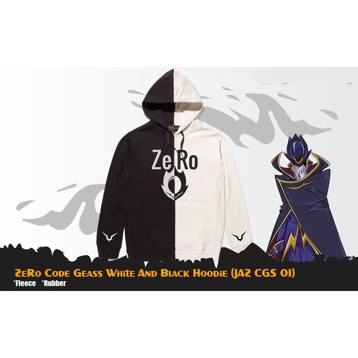 Jual Jaket Zero Code Geass White And Black Hoodie - JAZ CGS 01 | Shopee ...