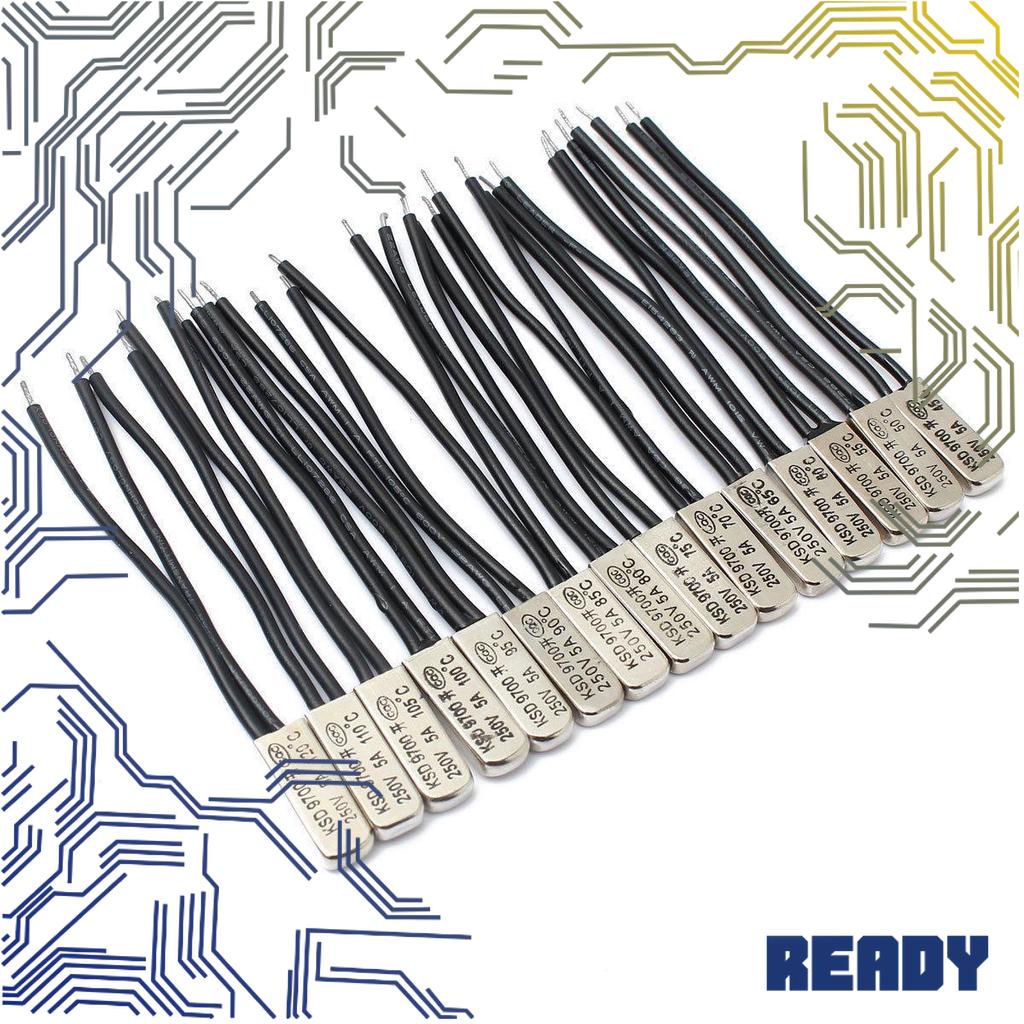 KSD9700 Termostato, 150 ℃ Normalmente Chiuso, Interruttore Termico, Interruttore Termico, N.C 10 A Metallo Bimetale, Controllo di Temperatura, 2 pz