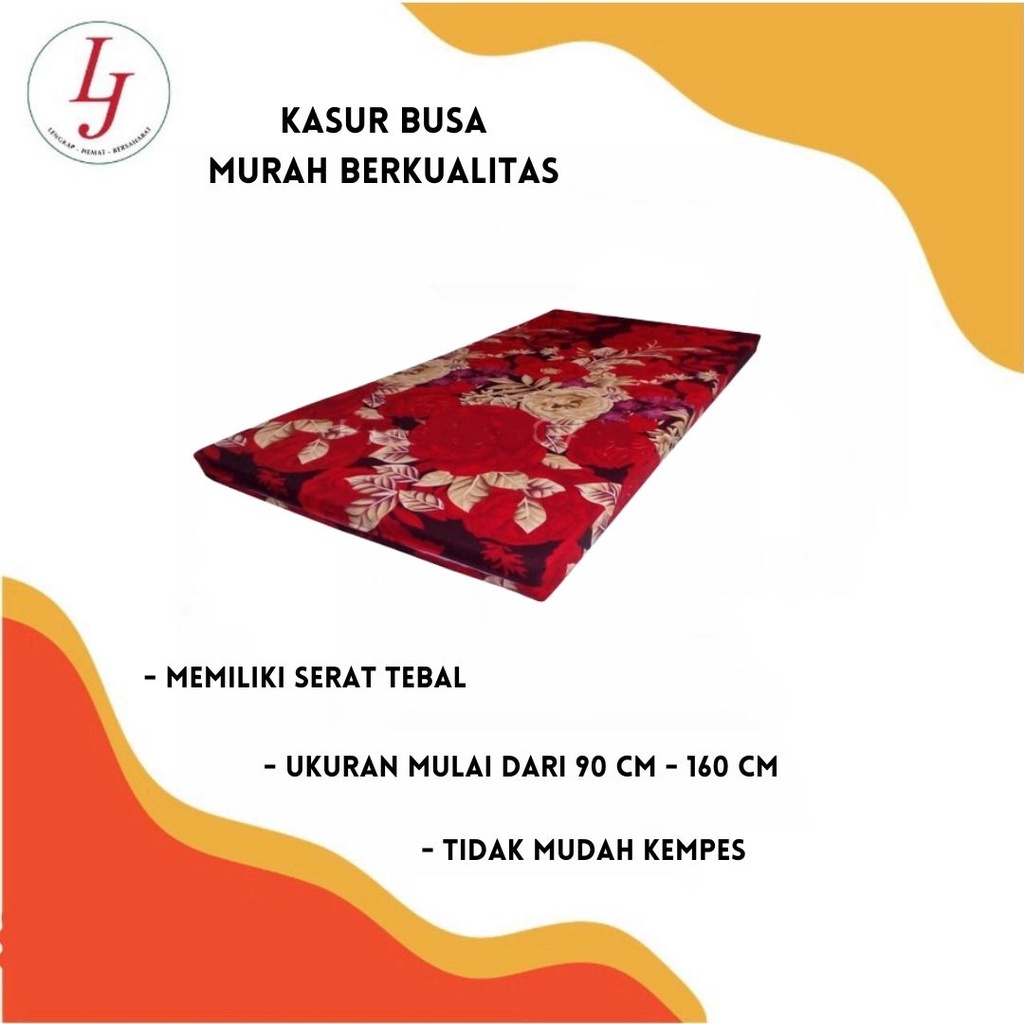 Jual Kasur Lipat Busa Motif Random Murah 90/100/120/140/160 Cm | Shopee ...