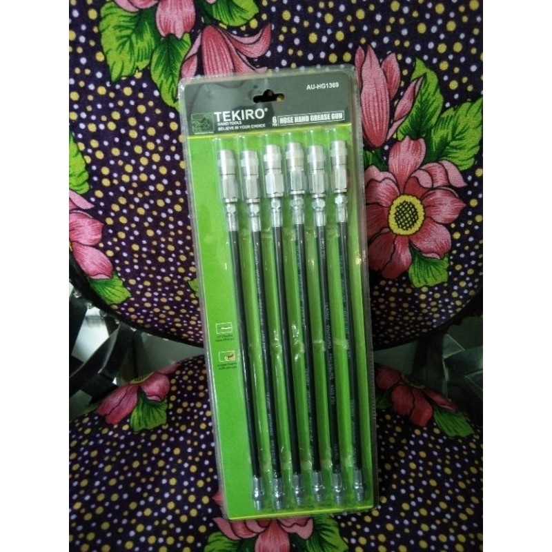 Jual SELANG HOSE HAND GREASE GUN SET 6 pcs x 3 Pack TEKIRO SLANG POMPA