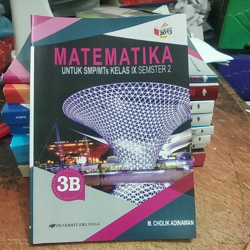 Jual Buku Matematika SMP/MTs Kelas 3B-9 Penerbit Erlangga | Shopee ...