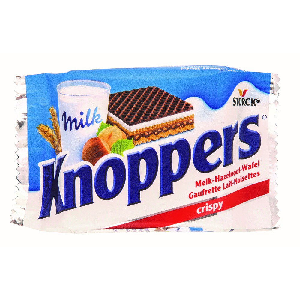 Jual KNOPPERS MILK HAZELNUT WAFER *1pack (5pcs) | Shopee Indonesia
