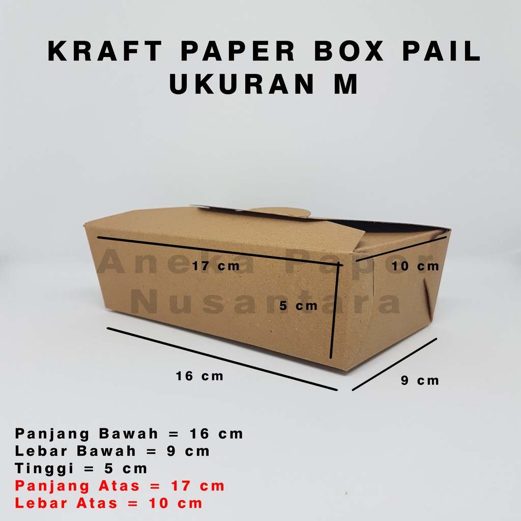 Jual Kraft Paper Box Pail Full Laminasi Dalam Shopee Indonesia