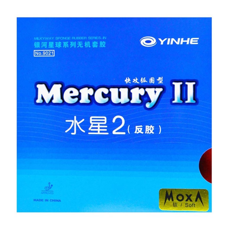 Jual Karet Bat Tenis Meja Pingpong Yinhe Mercury II Soft Sponge Tipis ...