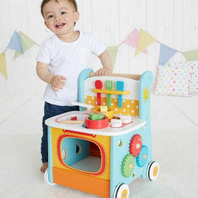 Elc wooden best sale activity kitchen walker