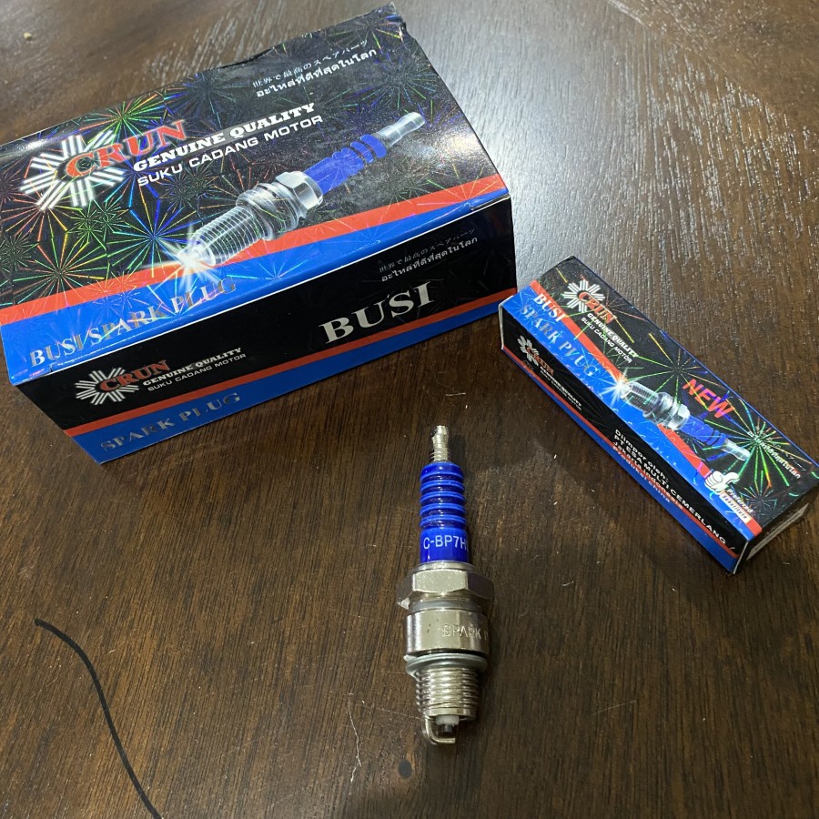 Jual CRUN BP7HS BUSI BP7 MOTOR RXK F1ZR ALFA SIGMA 2 TAK TORNADO VESPA ...