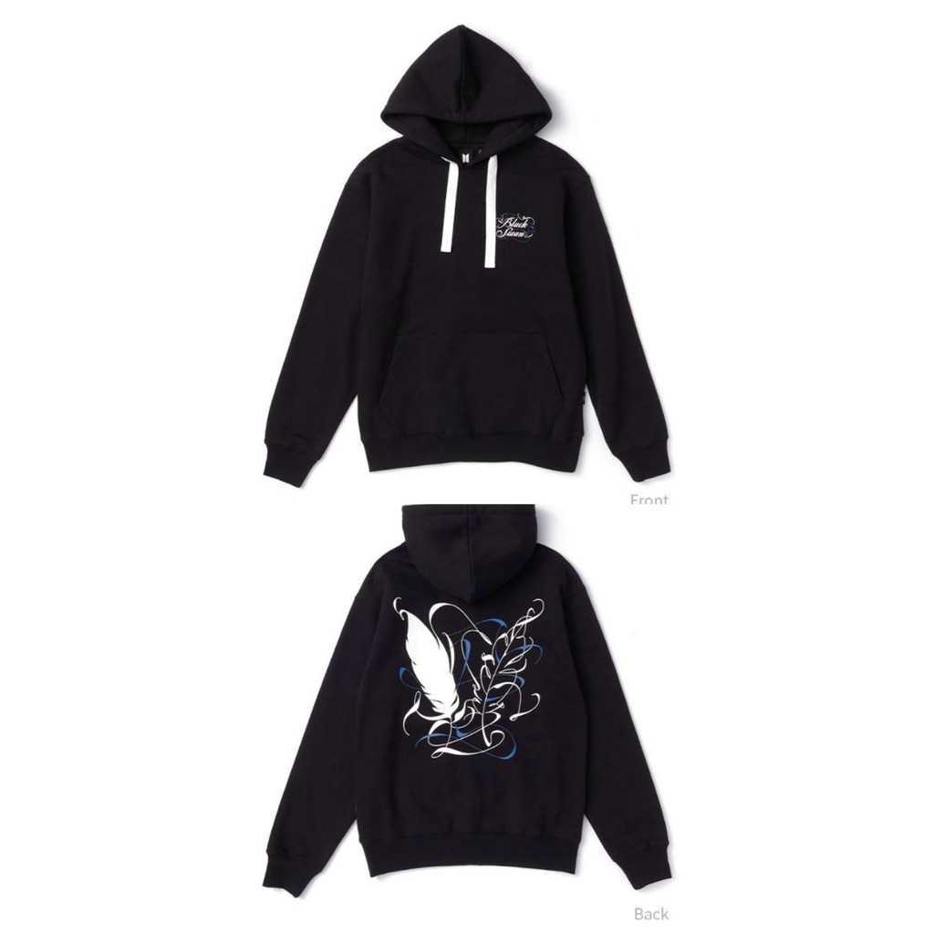 BTS Pop-up Shop Black best Swan Hoodie Ver 02 M