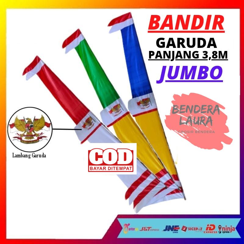 Jual Bendera Umbul Umbul Bandir Garuda Panjang 38 Meter Shopee Indonesia 