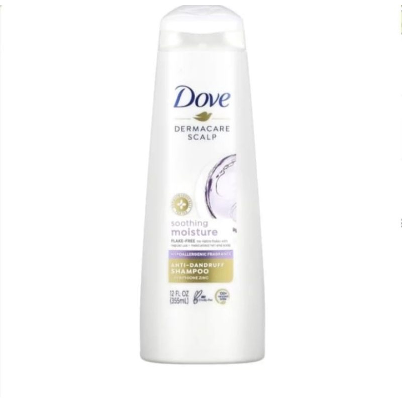 Jual Dove Shampoo Anti Dandruff Dermacare Scalp Soothing Moisture 355ml