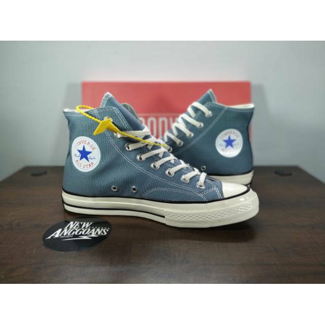 Sepatu Converse All Star 1970S 70S Blue Biru Coast Lagoon High