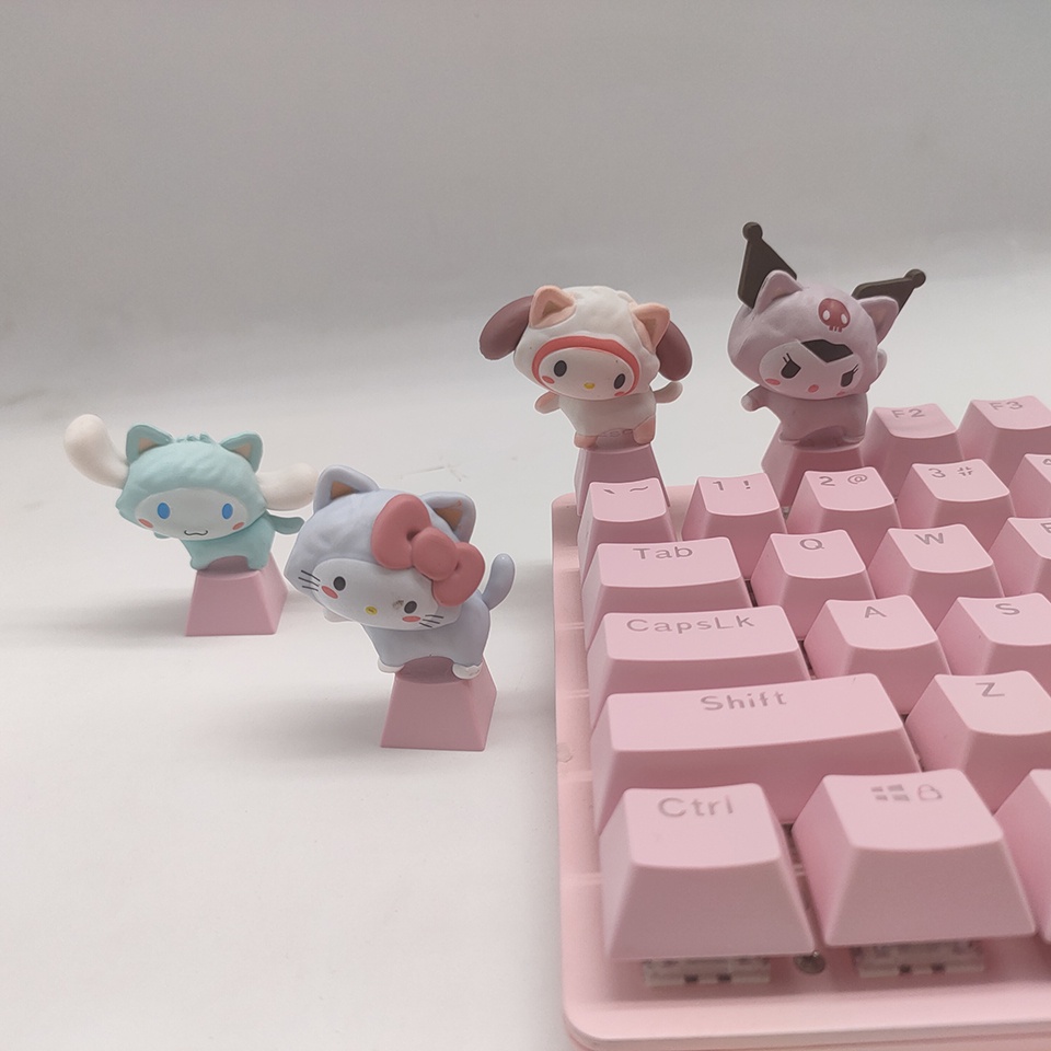 Jual PBT Keycaps For Mechanical Keyboard Caps Custom Cute Anime Kawaii ...