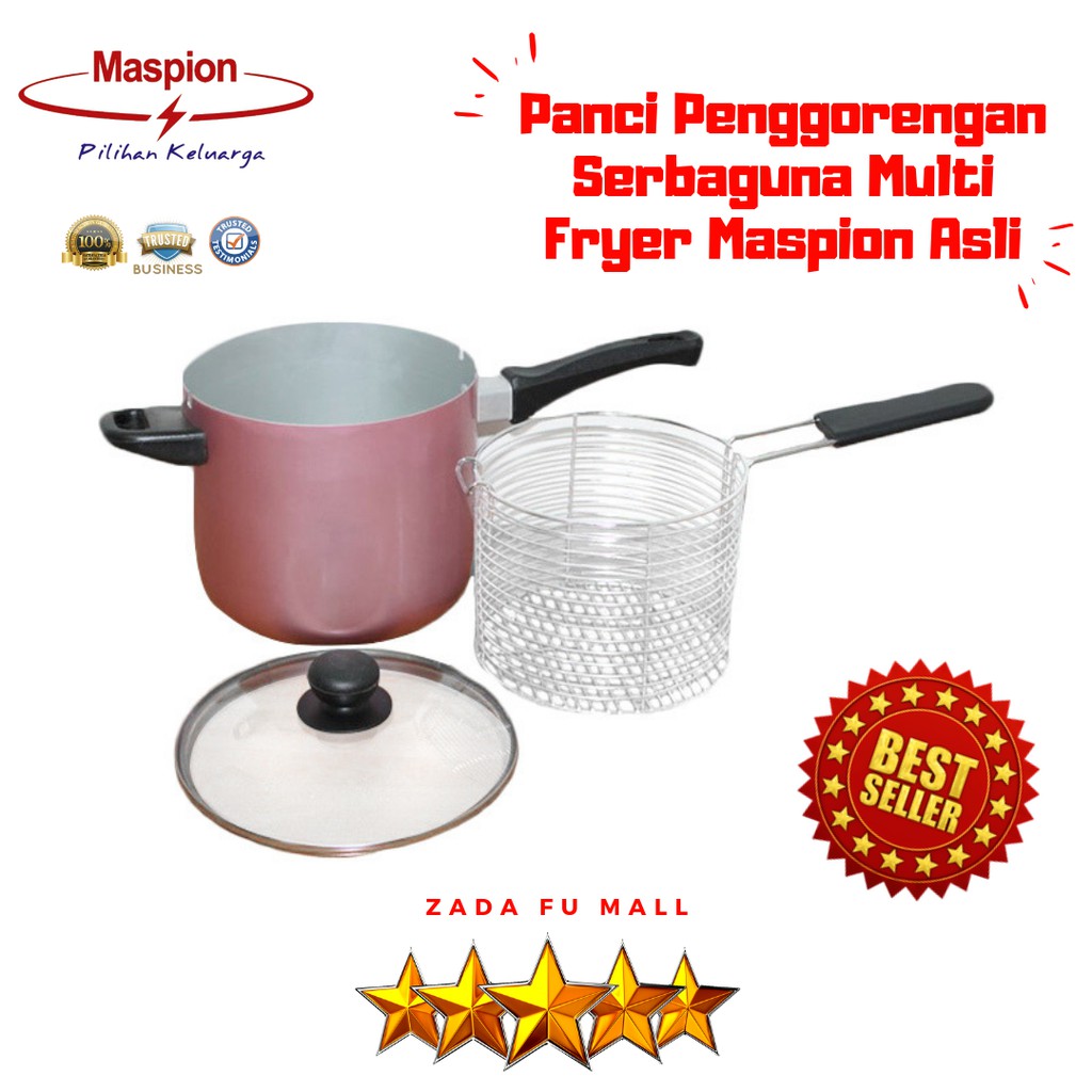 Jual Multi Fryer Panci Penggorengan Maspion / Deep Fryer Penggorengan ...