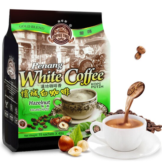 Jual Coffee Tree Malaysia Penang Hazelnut White Coffee 4 in 1 Coffeemix ...