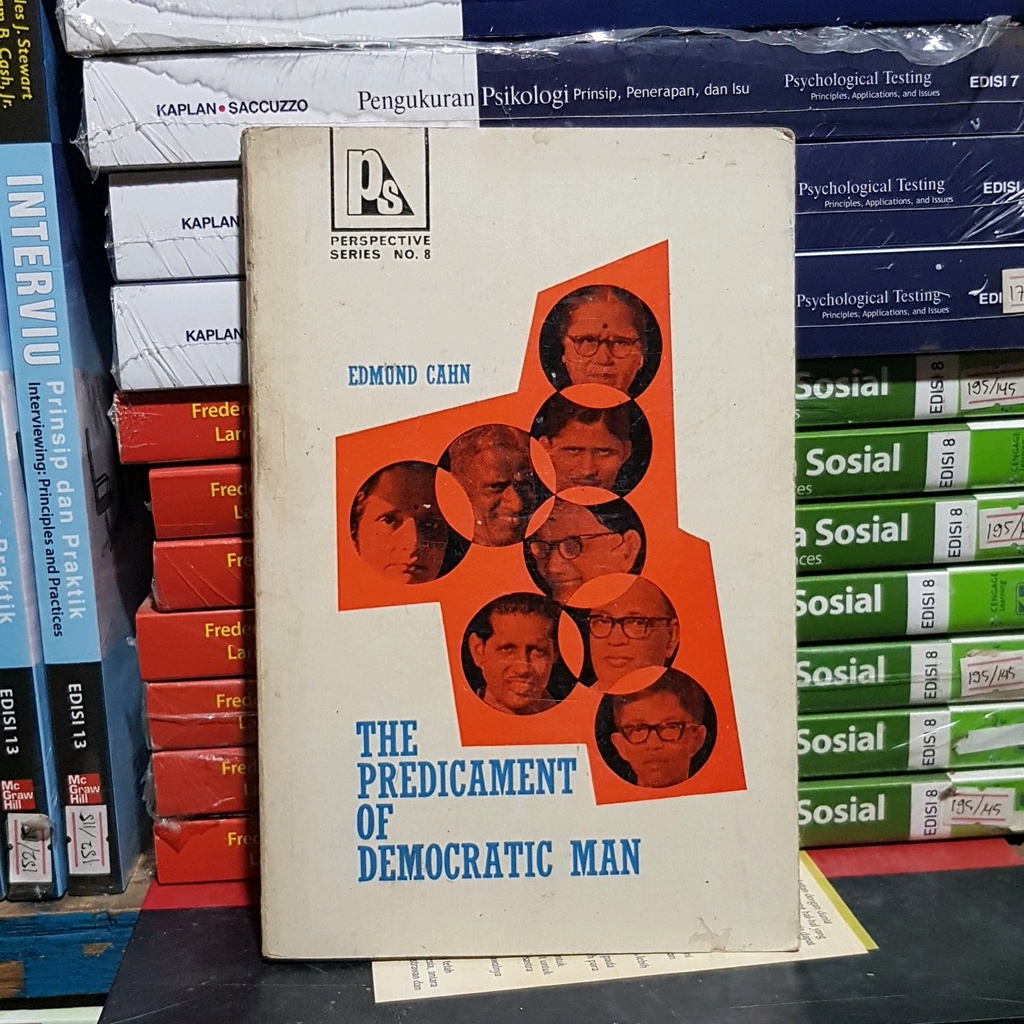 Jual ORIGINAL THE PREDICAMENT OF DEMOCRATIC MAN - EDMUND CAHN | Shopee ...
