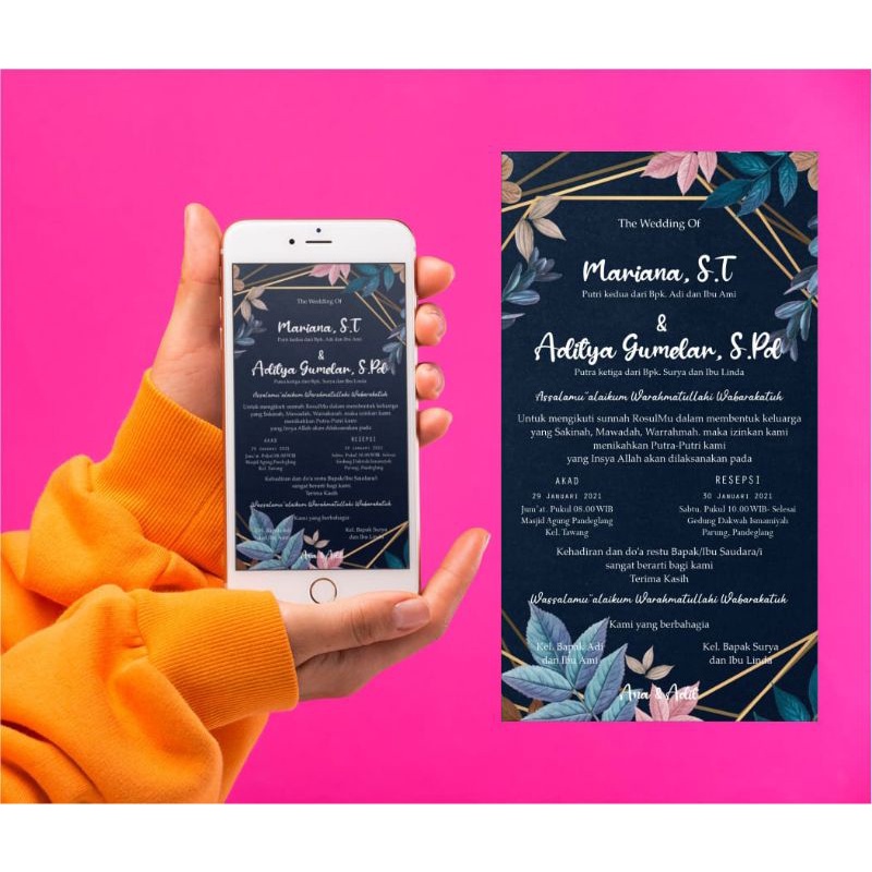 Jual Undangan Digital Foto | Shopee Indonesia