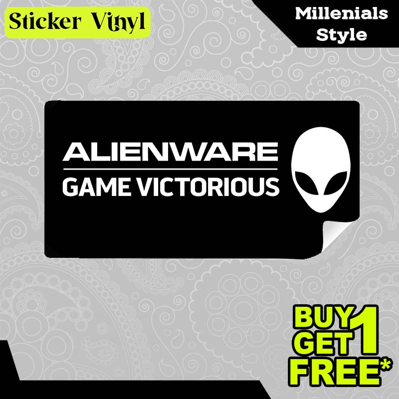 Jual Stiker Sticker AlienWare Game Victorious Monster Luar Angkasa ...