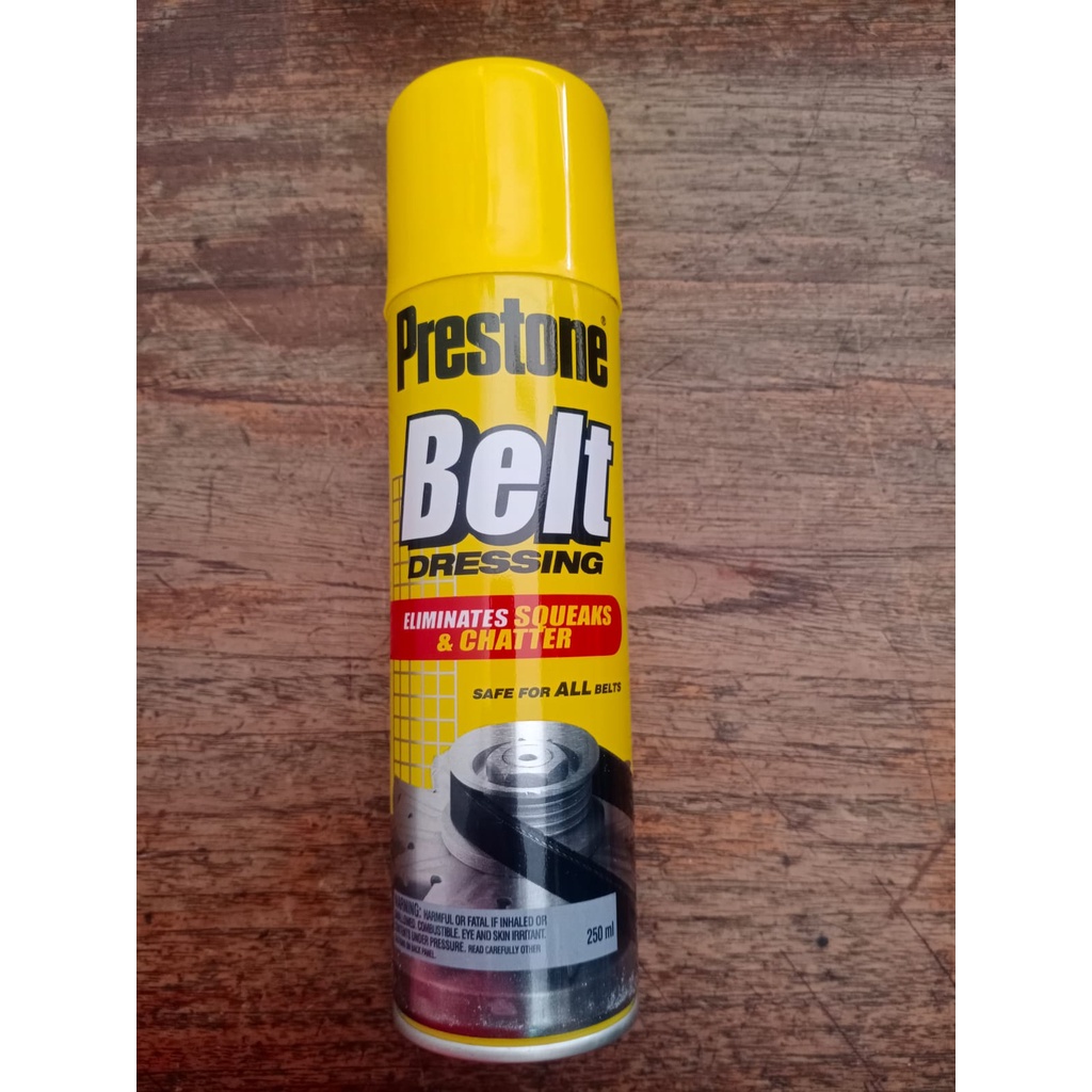 Prestone Belt Dressing Eliminates Squeaks & Chatter Safe For All Belts Pack  of 2