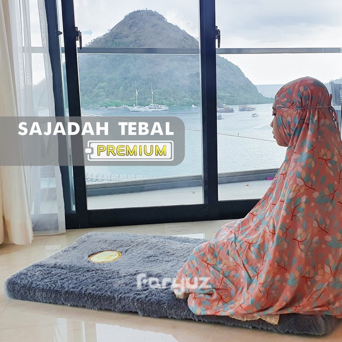 Jual Faryuz - Sajadah Super Tebal 5cm Sejadah Busa Bulu Rasfur Empuk ...