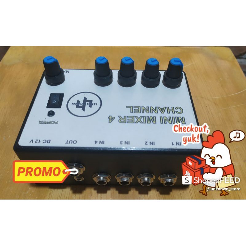 Jual Mini Mixer Rakitan Karaoke Converter aktif SoundCard V8 BONUS