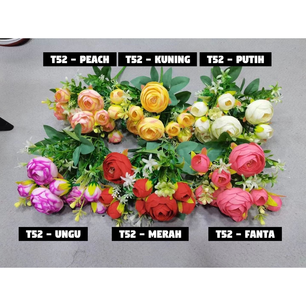 Jual Bouquet bunga T52 HLL Artifisial Dekorasi | Shopee Indonesia