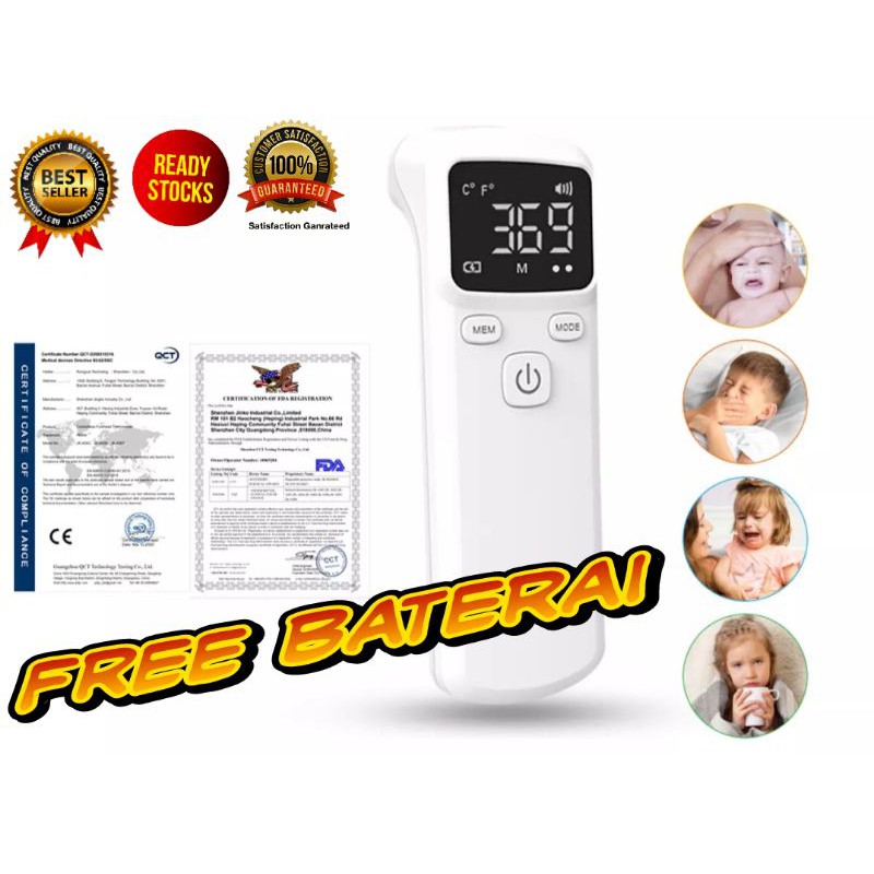 Jual Termometer Bayi digital tembak infrared / thermometer thermogun