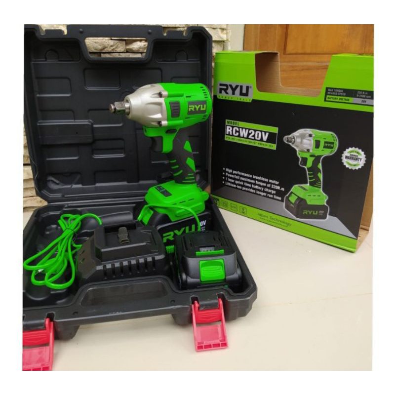 Jual Ryu Rcw V Impact Wrench Baterai Mesin Pembuka Baut V Cordless