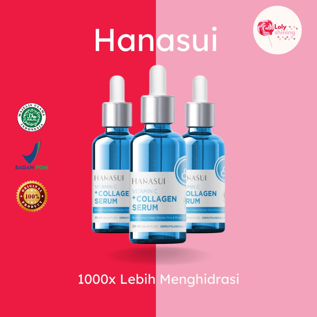 Jual HANASUI Vitamin C + Collagen Serum New Look & Improved Formula