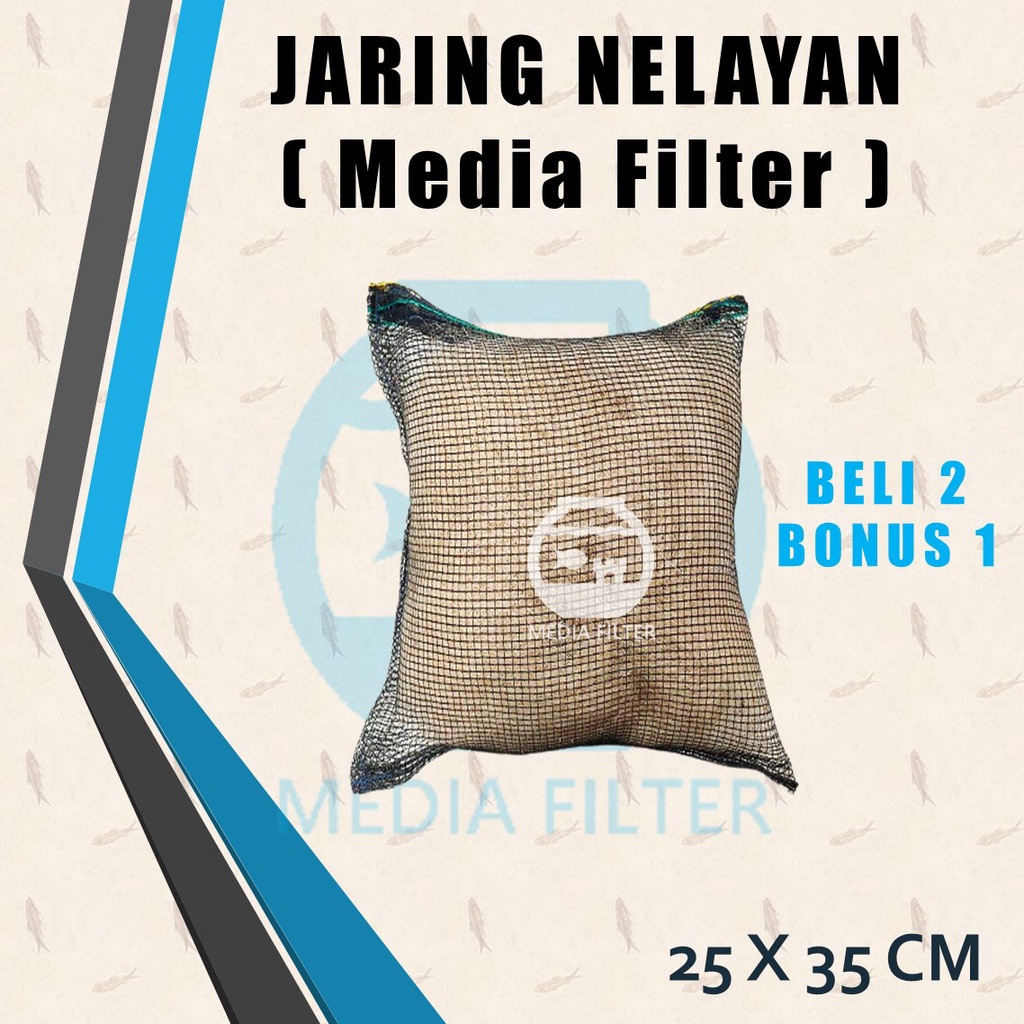 Jual jaring nelayan media filter Shopee Indonesia