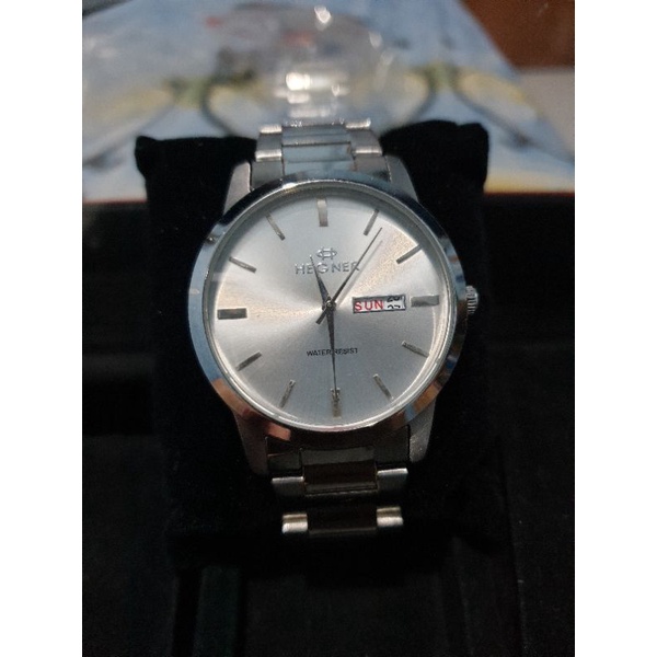 Jual jam tangan pria HERGNER original second mulus hw3906g | Shopee