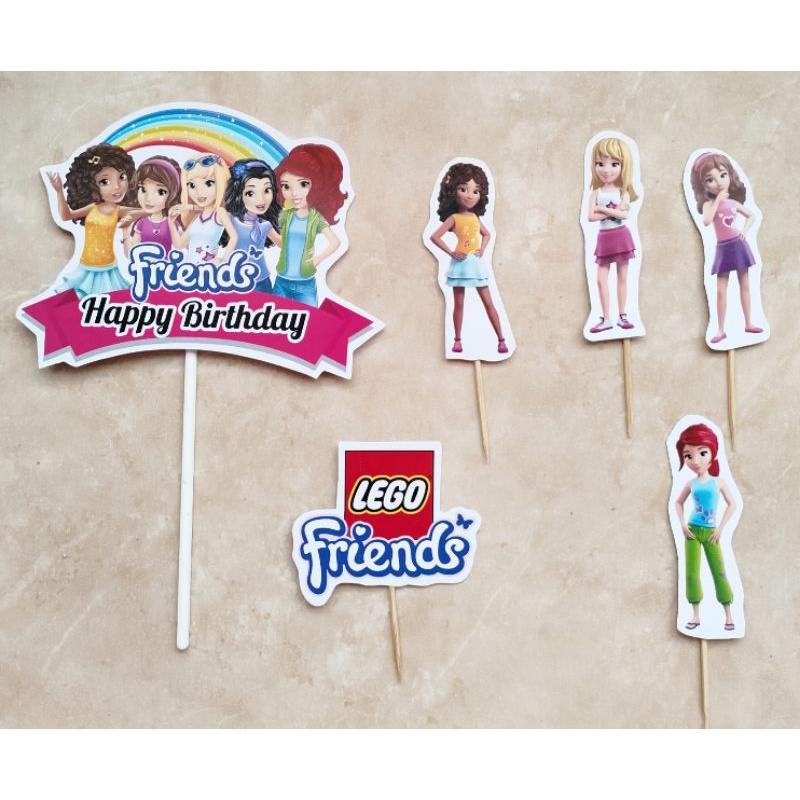 Lego Friends Cake Topper Printables