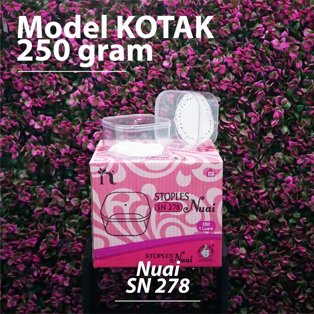 Jual Toples Nuai Sn 278 Model Kotak Volume 250 Gram 025 Kg Shopee Indonesia 8189