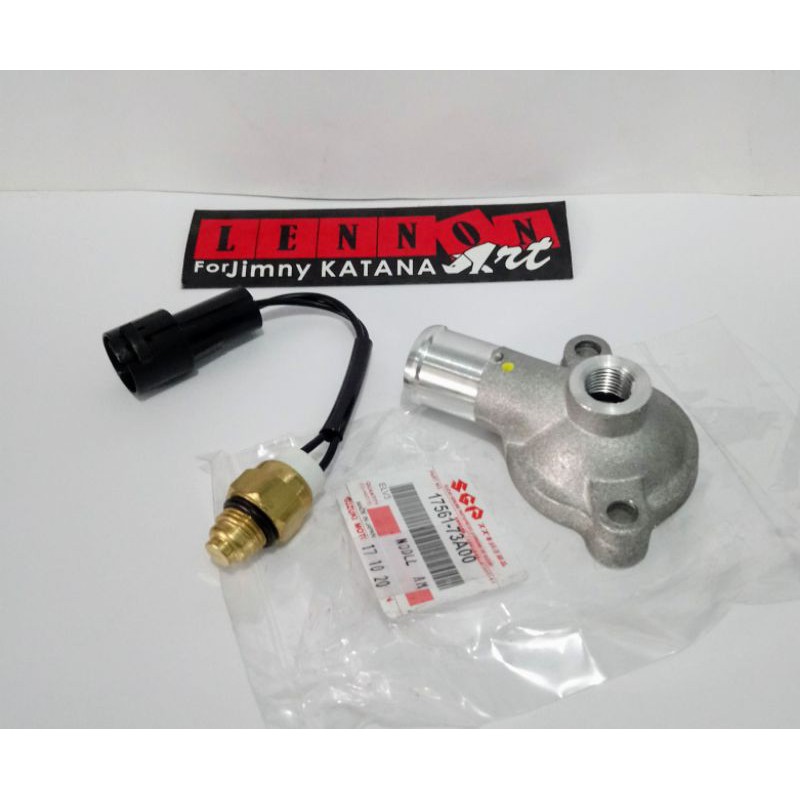 Jual cap thermostat dan switch fan radiator rubahan untuk suzuki jimny