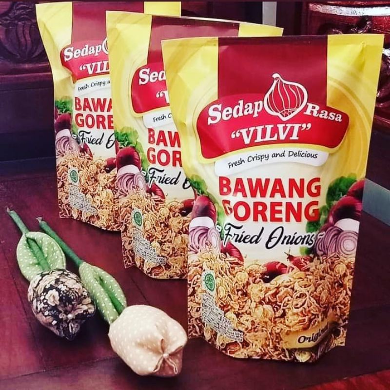 Jual BAWANG GORENG SEDAP RASA VILVI PACKAGING OLEH-OLEH 150 gr | Shopee ...