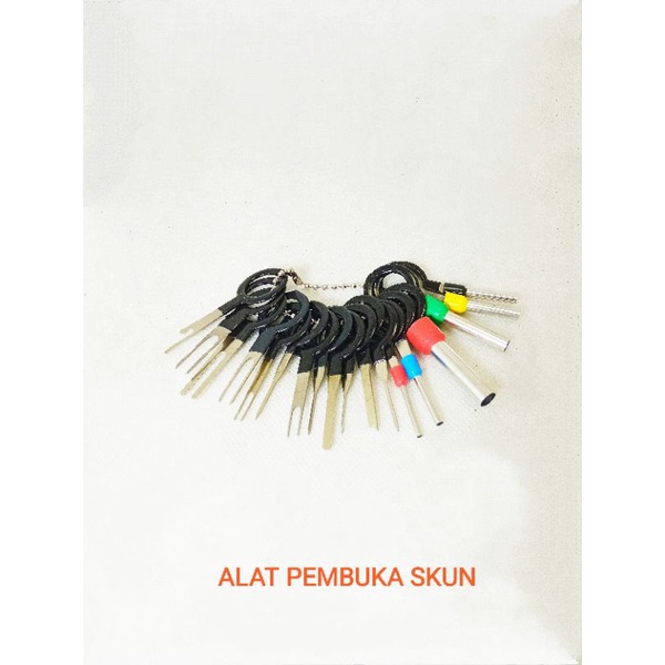 Jual ALAT PEMBUKA SKUN KUNCI PIN TERMINAL ISI 18 FULL SET | Shopee ...