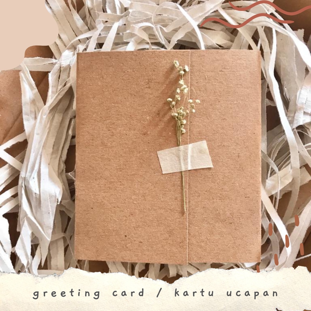 Jual Kartu Ucapan Greeting Card Custom | Shopee Indonesia