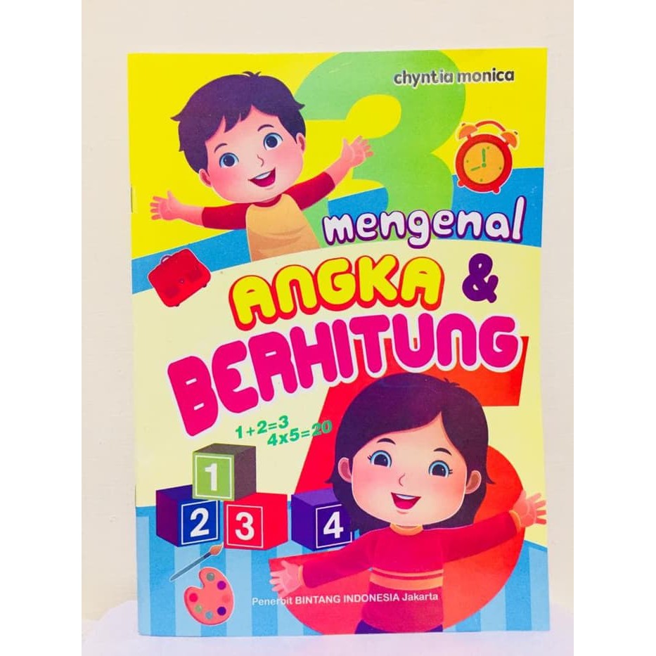 Jual Buku Anak Mengenal Angka Dan Berhitung Untuk Anak Tk Paud | Shopee ...