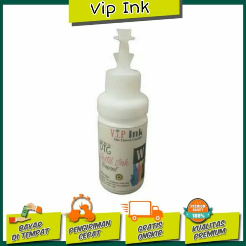 Jual VIP INK Tinta Dtg White Dupont Garmen Usa 100% Original | Shopee ...