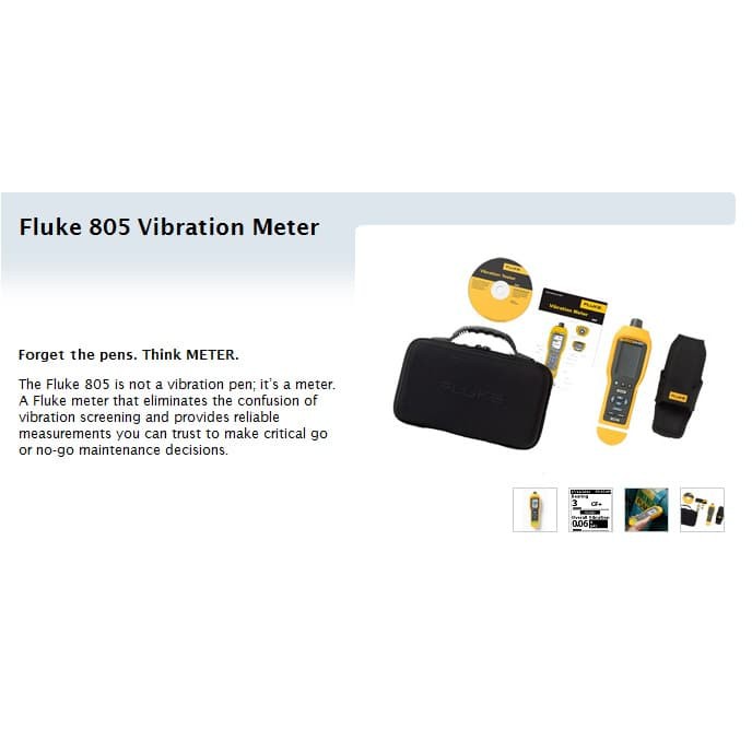 Jual Fluke 805 Vibration Meter Shopee Indonesia