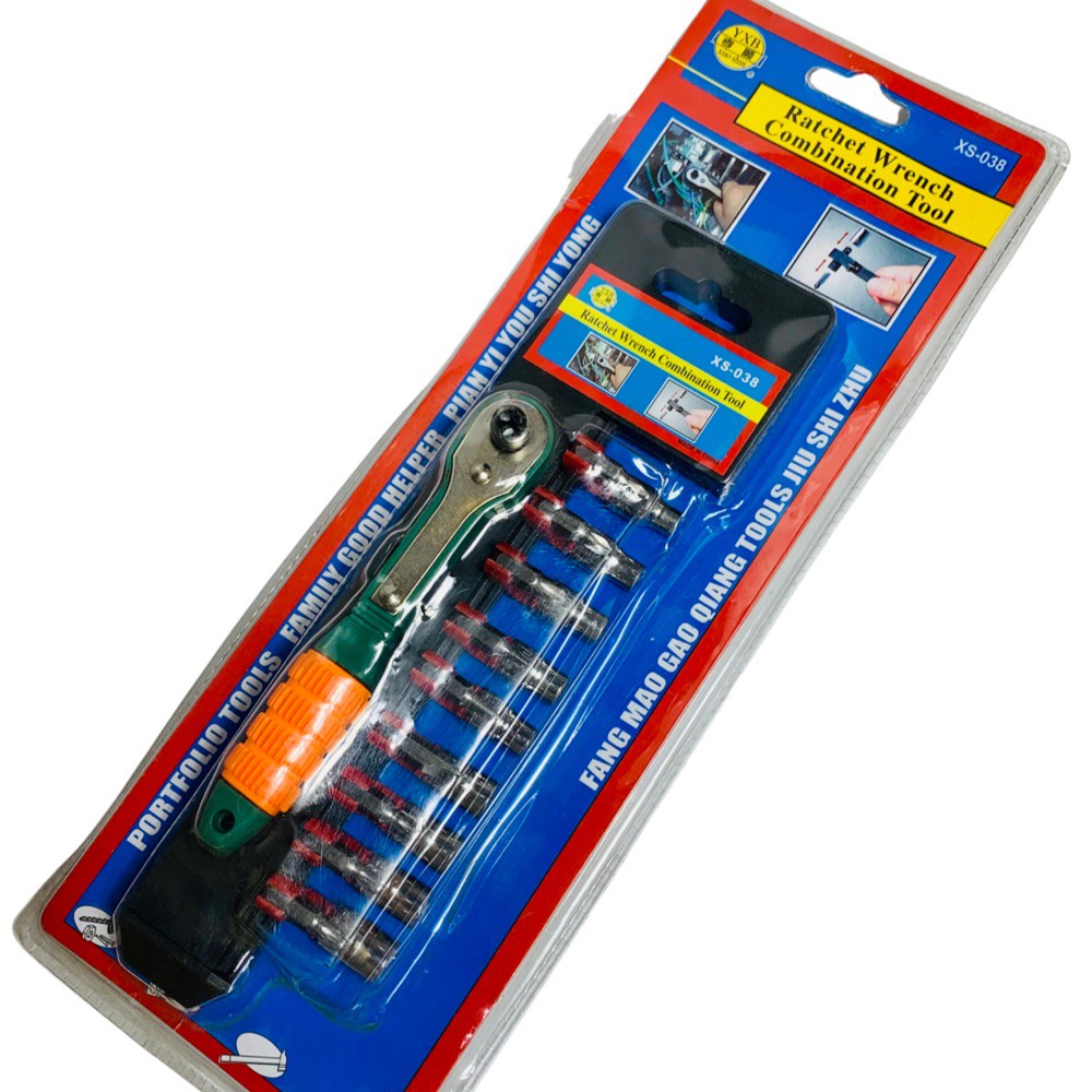 Jual Stang Kunci Sok Rachet Set 19 pcs Obeng Ratchet Kombinasi Murah ...