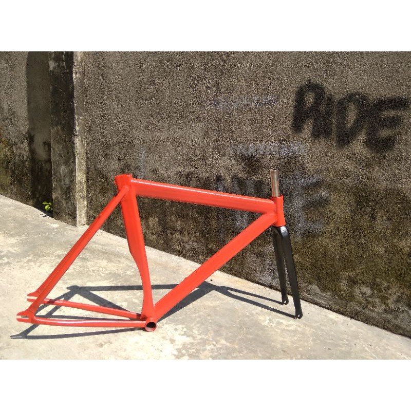 Jual frame fork fixie model leader custom by naviebmx | Shopee Indonesia