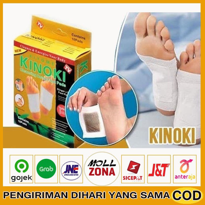 Jual KOYO KAKI KINOKI GOLD DETOX FOOT PADS ISI 10 PCS Koyo Herbal Kaki