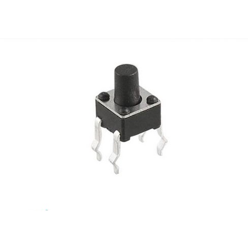 Jual Momentary Tactile Switch 6x6x7.5mm DIP-4 Pin Round Reset Push ...