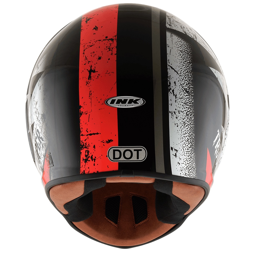 Jual HELM INK TROOPER THUNDER - BLACK/ORANGE FLUO | Shopee Indonesia