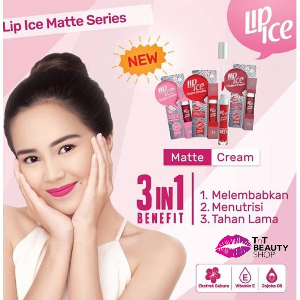 Jual LIP ICE Matte Color 2gr LIP ICE Matte Cream 4gr Shopee Indonesia