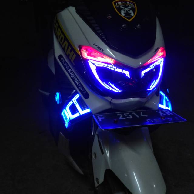 Jual Led Audy Nmax custom nama 1 warna model baru | Shopee Indonesia
