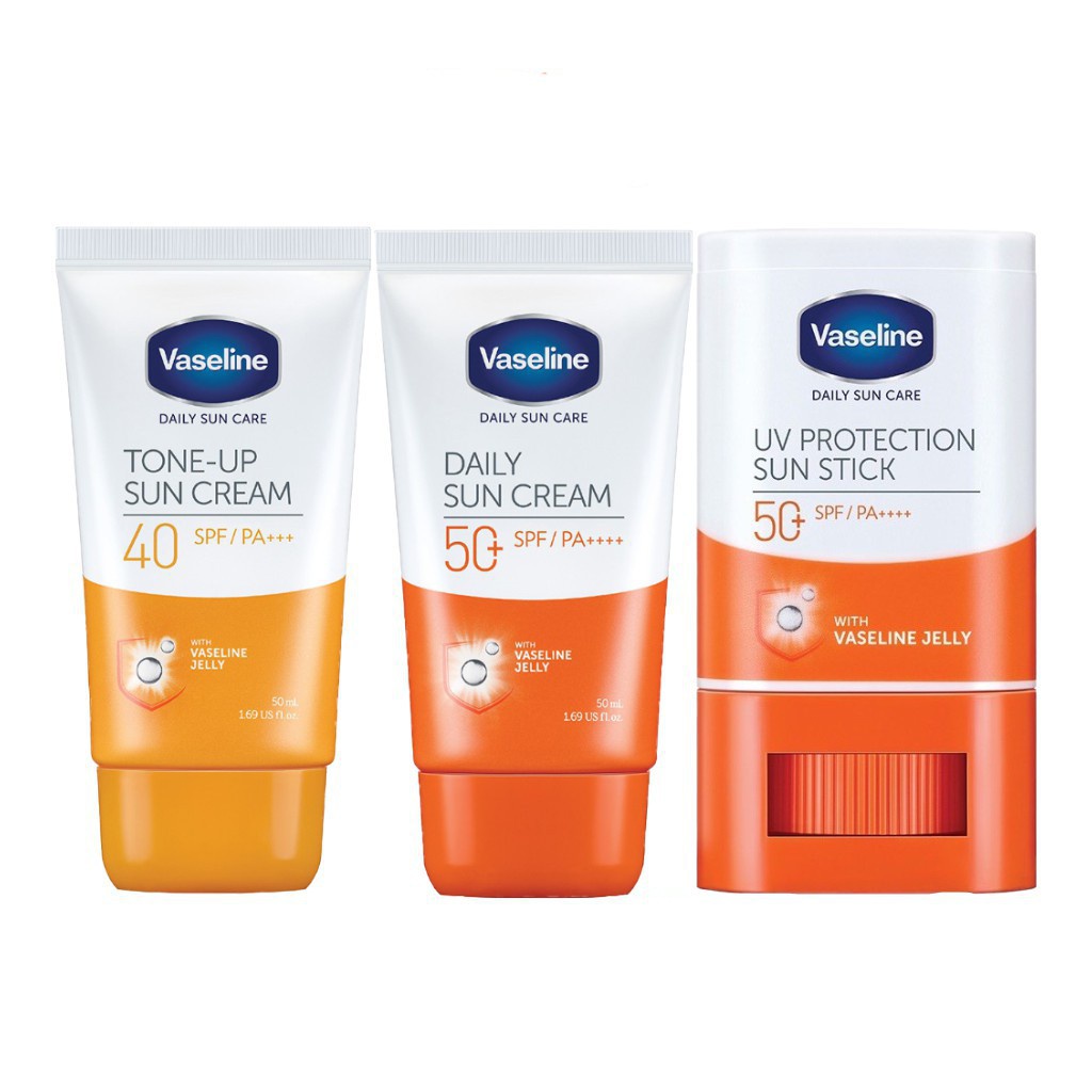Jual Vaseline Daily Sun Care Sunscreen ,Daily Sun cream SPF 50 Protek