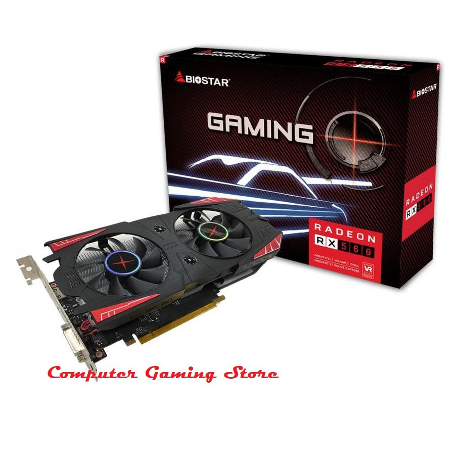 Jual Biostar Radeon RX 560 4GB GDDR5 - VGA Card | Shopee Indonesia