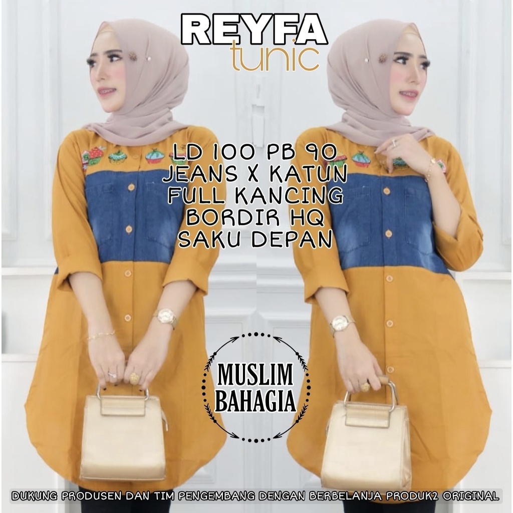 Jual TUNIK REYFA LD 100 UNTUK BB 45 SAMPAI 65 KG BANYAK PILIHAN WARNA ...