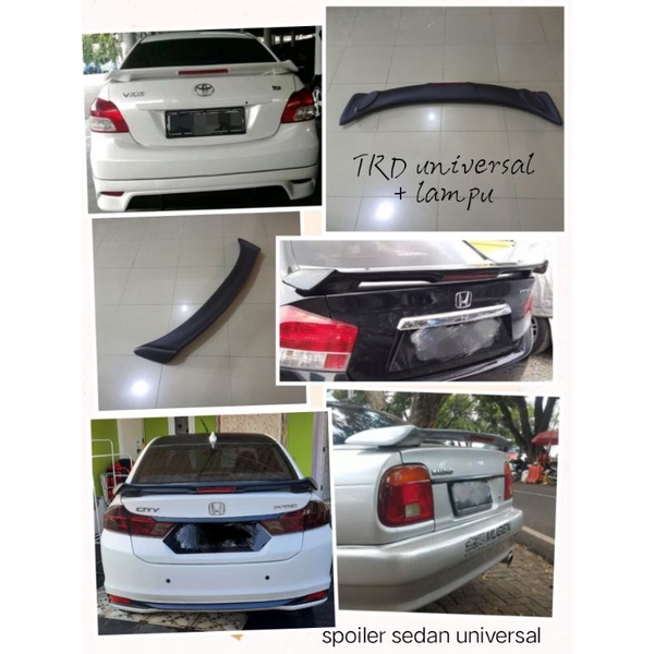 Jual Spoiler Vios TRD universal sedan | Shopee Indonesia