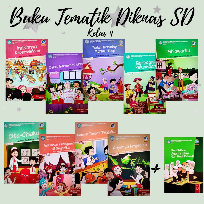 Jual Buku Tematik SD / MI Kelas 4 Tema 1 , 2 , 3 , 4 , 5 , 6 , 7 , 8 ...